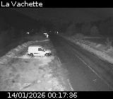 Webcam à la sortie de Briançon, au niveau du lieu-dit de La Vachette, à proximité de la Nationale 94 qui mène à l'Italie