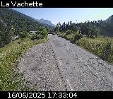 Webcam à la sortie de Briançon, au niveau du lieu-dit de La Vachette, à proximité de la Nationale 94 qui mène à l'Italie