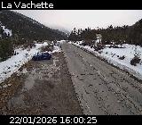 <h2>Webcam à la sortie de Briançon, au niveau du lieu-dit de La Vachette, à proximité de la Nationale 94 qui mène à l'Italie</h2>