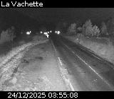 Webcam à la sortie de Briançon, au niveau du lieu-dit de La Vachette, à proximité de la Nationale 94 qui mène à l'Italie