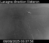 <h2>Webcam à Laragne sur la D1075 à la frontière entre les Hautes-Alpes et les Alpes-de-Haute-Provence. Vue orientée vers Sisteron</h2>