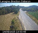 <h2>Webcam à Laragne sur la D1075 à la frontière entre les Hautes-Alpes et les Alpes-de-Haute-Provence. Vue orientée vers Sisteron</h2>