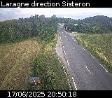 <h2>Webcam à Laragne sur la D1075 à la frontière entre les Hautes-Alpes et les Alpes-de-Haute-Provence. Vue orientée vers Sisteron</h2>