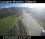 <h2>Webcam à Laragne sur la D1075 à la frontière entre les Hautes-Alpes et les Alpes-de-Haute-Provence. Vue orientée vers Sisteron</h2>