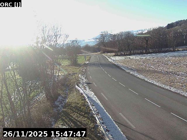 <h2>Webcam à Saint-Jean-Saint-Nicolas au niveau du Pont du fossé sur route d'Orcières (D944)</h2>