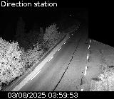 Webcam sur la route de montagne permettant d'accéder à la station de ski des Orcières sur la D76