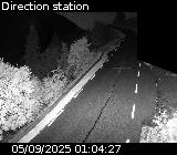 Webcam sur la route de montagne permettant d'accéder à la station de ski des Orcières sur la D76