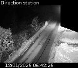 Webcam sur la route de montagne permettant d'accéder à la station de ski des Orcières sur la D76