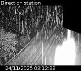 Webcam sur la route de montagne permettant d'accéder à la station de ski des Orcières sur la D76