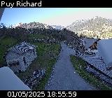 Webcam au niveau du lieu-dit Puy Richard sur la D335, dans la commune de Puy-Saint-Pierre