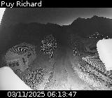 Webcam au niveau du lieu-dit Puy Richard sur la D335, dans la commune de Puy-Saint-Pierre