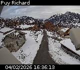 Webcam au niveau du lieu-dit Puy Richard sur la D335, dans la commune de Puy-Saint-Pierre