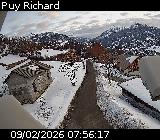 Webcam au niveau du lieu-dit Puy Richard sur la D335, dans la commune de Puy-Saint-Pierre