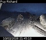 Webcam au niveau du lieu-dit Puy Richard sur la D335, dans la commune de Puy-Saint-Pierre