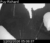 Webcam au niveau du lieu-dit Puy Richard sur la D335, dans la commune de Puy-Saint-Pierre