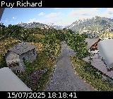 Webcam au niveau du lieu-dit Puy Richard sur la D335, dans la commune de Puy-Saint-Pierre