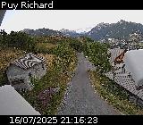 Webcam au niveau du lieu-dit Puy Richard sur la D335, dans la commune de Puy-Saint-Pierre