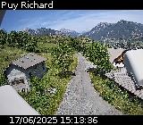 Webcam au niveau du lieu-dit Puy Richard sur la D335, dans la commune de Puy-Saint-Pierre