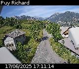 Webcam au niveau du lieu-dit Puy Richard sur la D335, dans la commune de Puy-Saint-Pierre