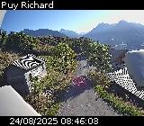 Webcam au niveau du lieu-dit Puy Richard sur la D335, dans la commune de Puy-Saint-Pierre