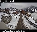 Webcam au niveau du lieu-dit Puy Richard sur la D335, dans la commune de Puy-Saint-Pierre