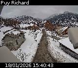 Webcam au niveau du lieu-dit Puy Richard sur la D335, dans la commune de Puy-Saint-Pierre