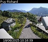 Webcam au niveau du lieu-dit Puy Richard sur la D335, dans la commune de Puy-Saint-Pierre