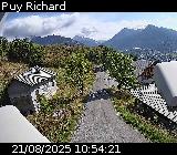 Webcam au niveau du lieu-dit Puy Richard sur la D335, dans la commune de Puy-Saint-Pierre