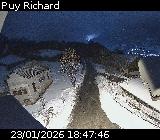 Webcam au niveau du lieu-dit Puy Richard sur la D335, dans la commune de Puy-Saint-Pierre