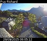 Webcam au niveau du lieu-dit Puy Richard sur la D335, dans la commune de Puy-Saint-Pierre