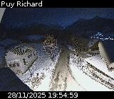 Webcam au niveau du lieu-dit Puy Richard sur la D335, dans la commune de Puy-Saint-Pierre