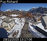 Webcam au niveau du lieu-dit Puy Richard sur la D335, dans la commune de Puy-Saint-Pierre