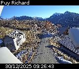 Webcam au niveau du lieu-dit Puy Richard sur la D335, dans la commune de Puy-Saint-Pierre