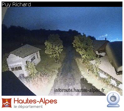 Webcam Puy Richard, sur les hauts de Briançon (D335)